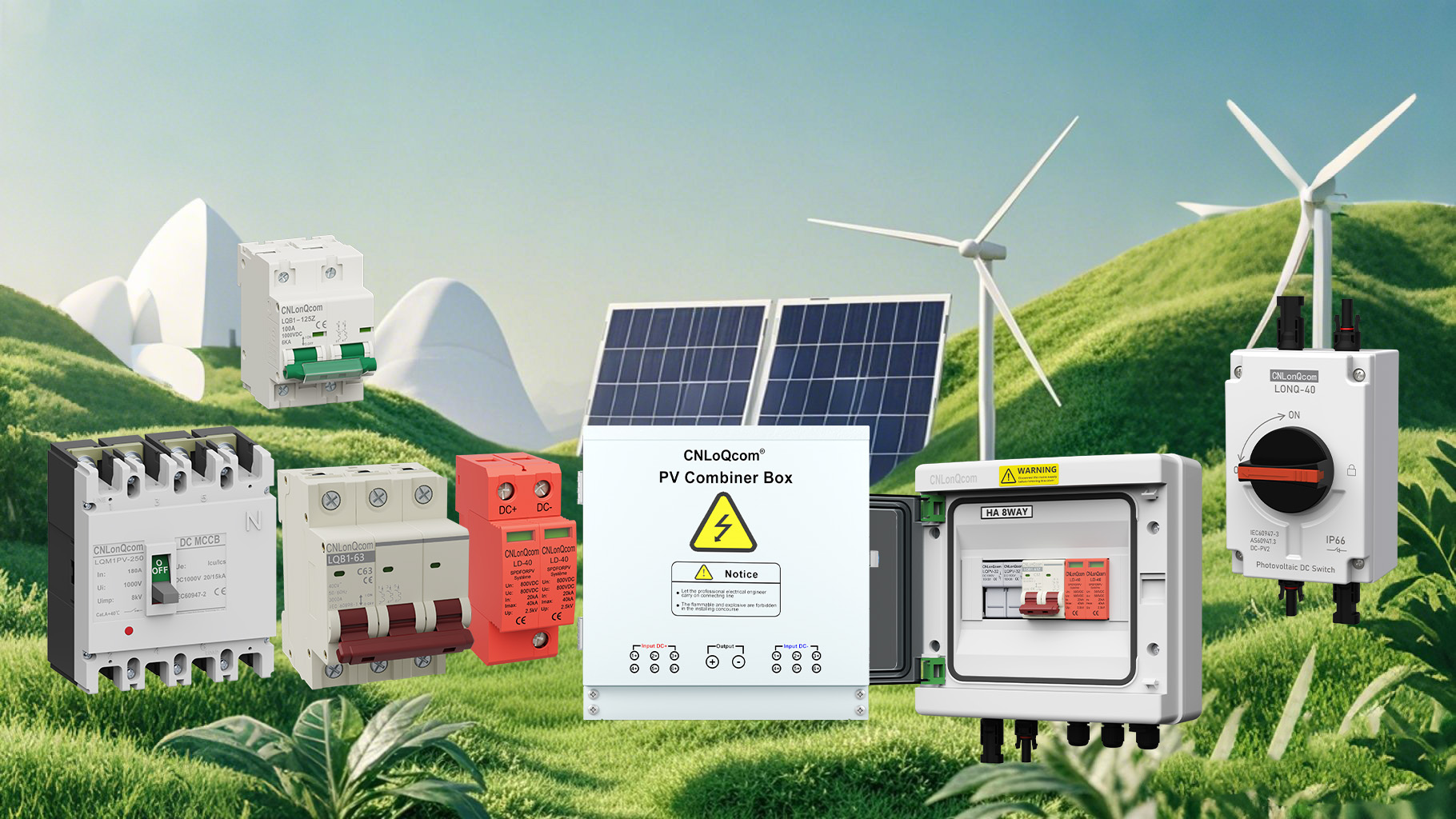 Ефективні та надійні PV Електричні рішення - CNLONQCOM надає можливість вашому майбутньому зеленій енергії