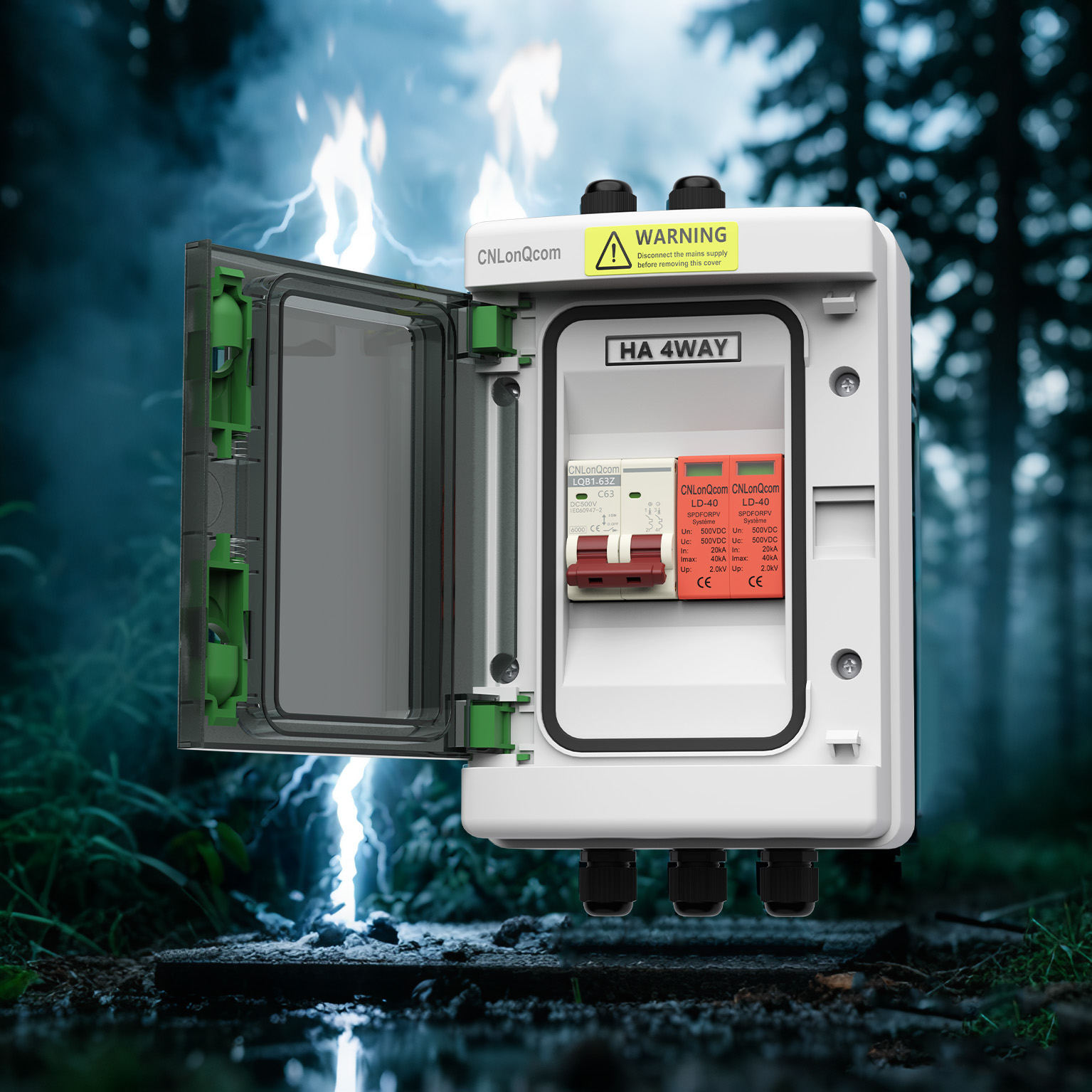 LQX-DC500V-1-1 PV Combiner Box Технічний білий папір